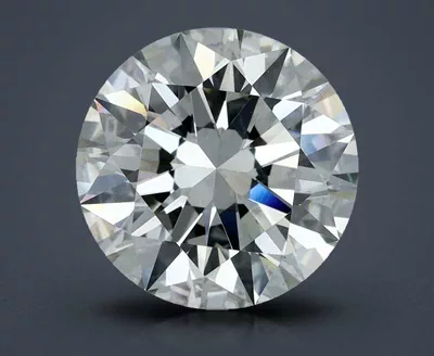4.07ct K SI2 Rare Carat Ideal Cut Round Diamond