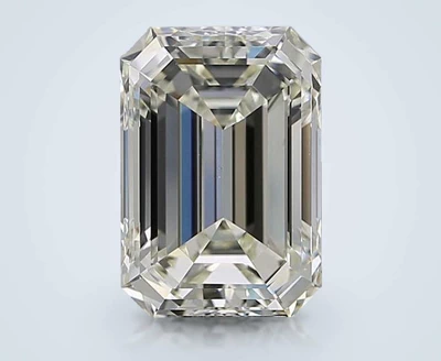 5.01ct K VS2 Rare Carat Ideal Cut Emerald Diamond
