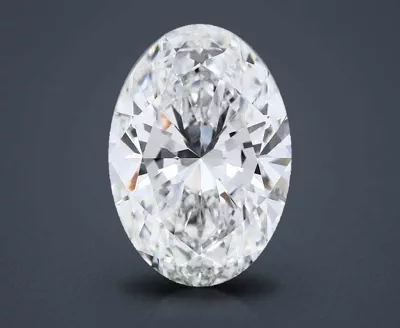 15.05ct G VVS2 Rare Carat Ideal Cut Oval Lab Grown Diamond