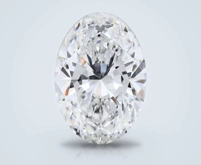15.05ct G VVS2 Rare Carat Ideal Cut Oval Lab Grown Diamond