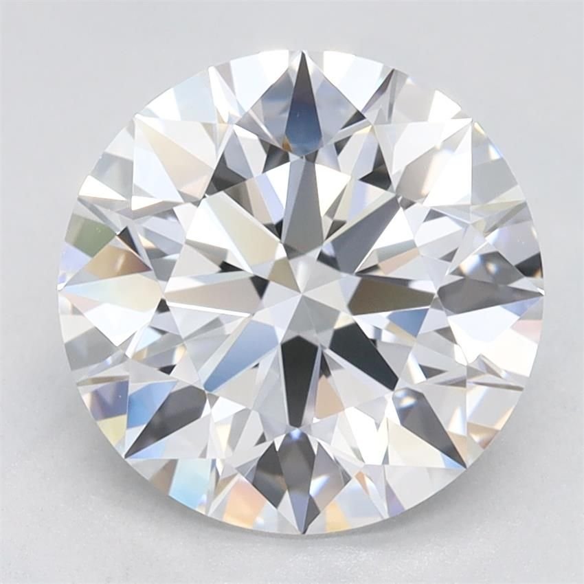 2.52ct D VS1 Rare Carat Ideal Cut Round Lab Grown Diamond