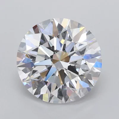 2.04ct D FL Rare Carat Ideal Cut Round Lab Grown Diamond