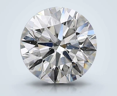 2.53ct I SI2 Rare Carat Ideal Cut Round Diamond