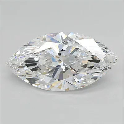 3.63ct D VVS2 Rare Carat Ideal Cut Marquise Lab Grown Diamond