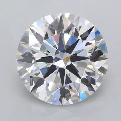 2.65ct D FL Rare Carat Ideal Cut Round Lab Grown Diamond