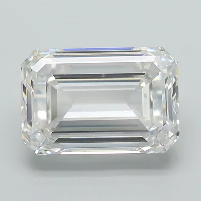 5.00ct E VS2 Excellent Cut Emerald Lab Grown Diamond
