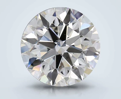 4.03ct H SI1 Rare Carat Ideal Cut Round Diamond