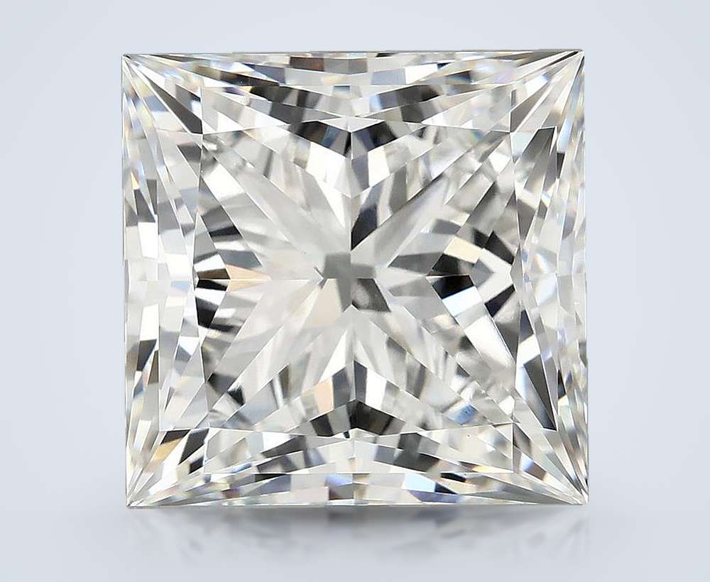 11.21ct E VVS2 Rare Carat Ideal Cut Princess Lab Grown Diamond