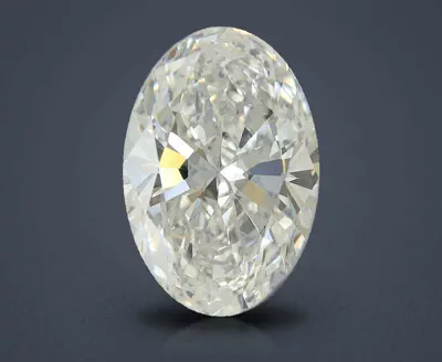 6.60ct F VVS2 Rare Carat Ideal Cut Oval Lab Grown Diamond