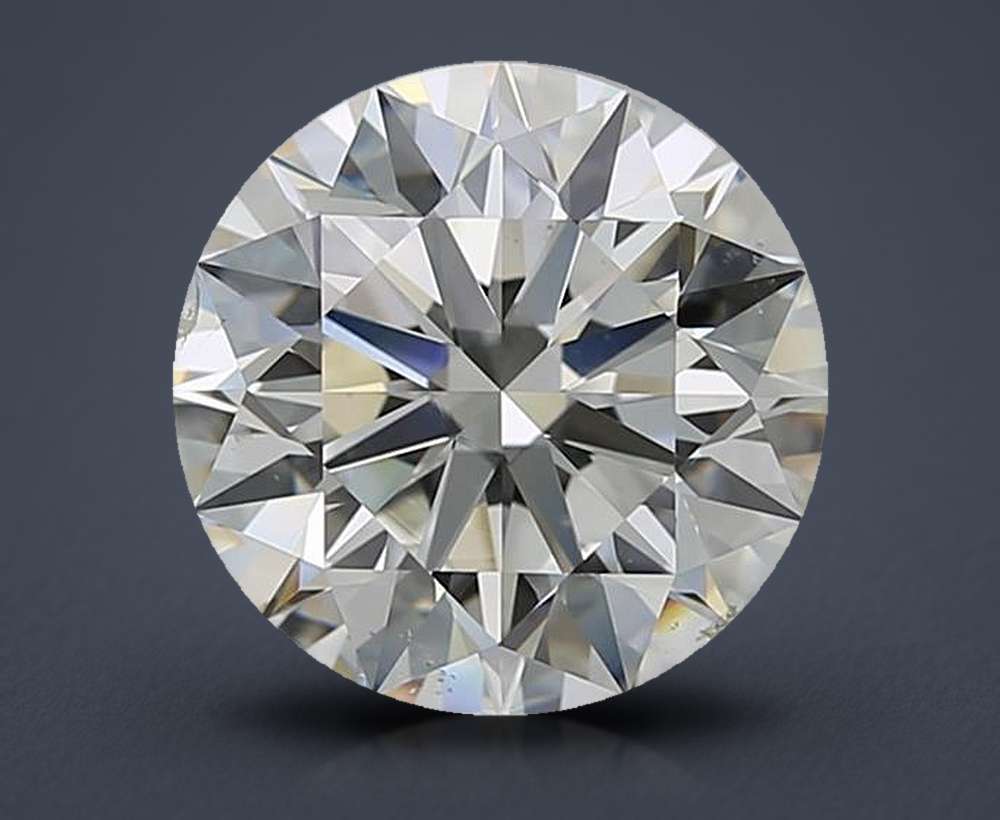 4.52ct I SI1 Rare Carat Ideal Cut Round Diamond