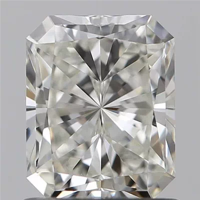 1.04ct I VVS2 Rare Carat Ideal Cut Radiant Diamond