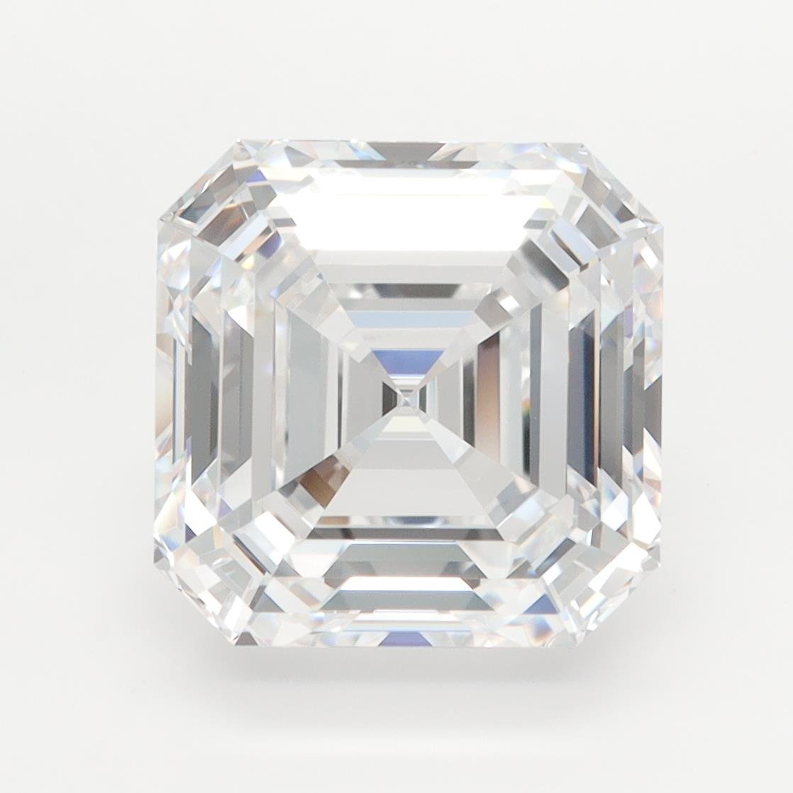 5.50ct D FL Rare Carat Ideal Cut Asscher Lab Grown Diamond