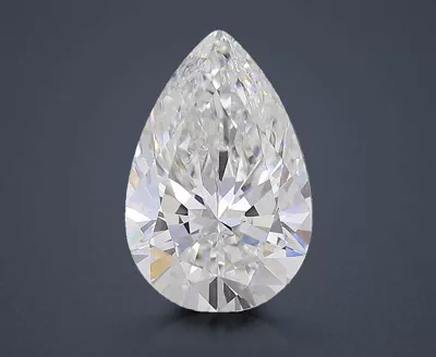 4.52ct F VVS2 Rare Carat Ideal Cut Pear Lab Grown Diamond