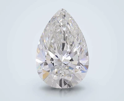 4.52ct F VVS2 Rare Carat Ideal Cut Pear Lab Grown Diamond