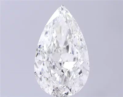 15.12ct F VS1 Rare Carat Ideal Cut Pear Lab Grown Diamond
