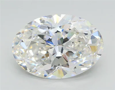 3.01ct F VS2 Rare Carat Ideal Cut Oval Lab Grown Diamond