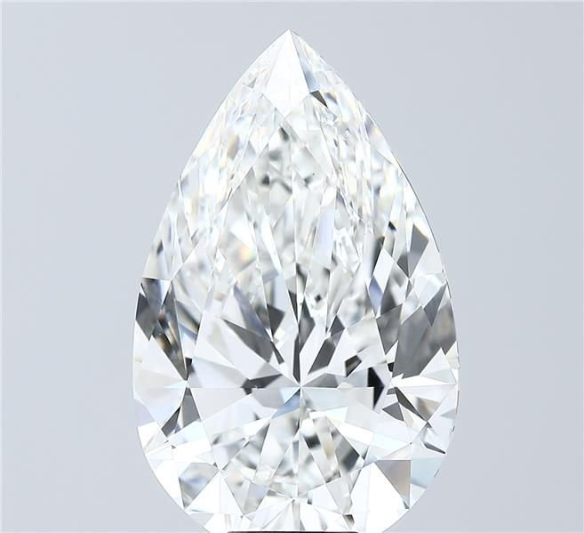 12.02ct F VVS2 Rare Carat Ideal Cut Pear Lab Grown Diamond