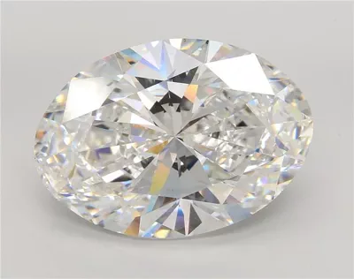 21.02ct E VS1 Rare Carat Ideal Cut Oval Lab Grown Diamond