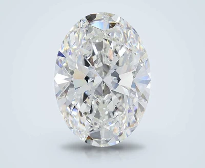 13.08ct F VVS2 Rare Carat Ideal Cut Oval Lab Grown Diamond