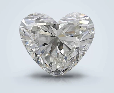 3.01ct H SI2 Rare Carat Ideal Cut Heart Diamond