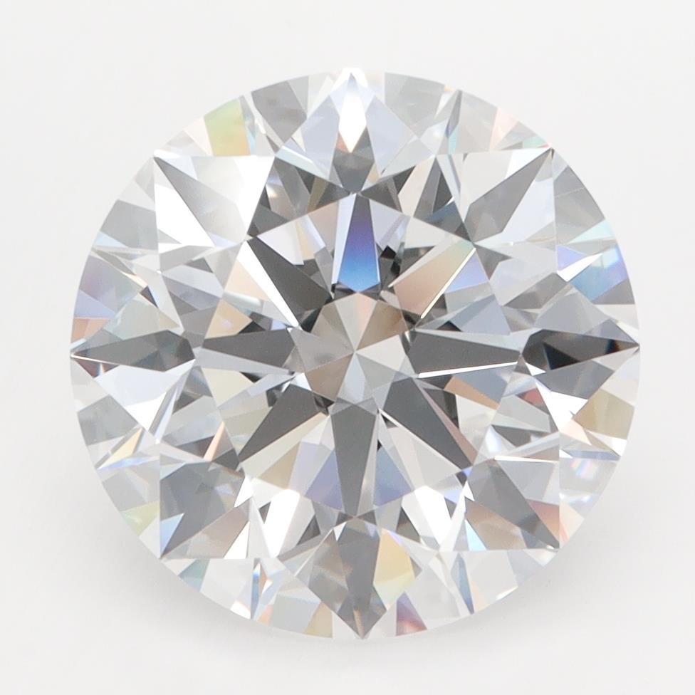 5.05ct D FL Rare Carat Ideal Cut Round Lab Grown Diamond