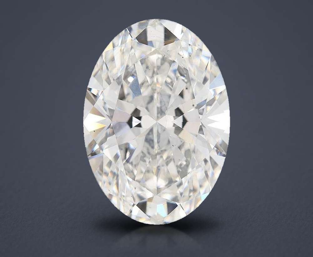 10.10ct F VS2 Rare Carat Ideal Cut Oval Lab Grown Diamond