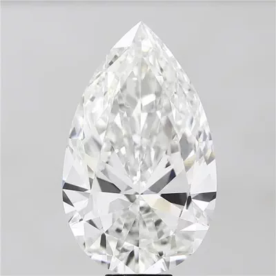 15.02ct F VS1 Rare Carat Ideal Cut Pear Lab Grown Diamond
