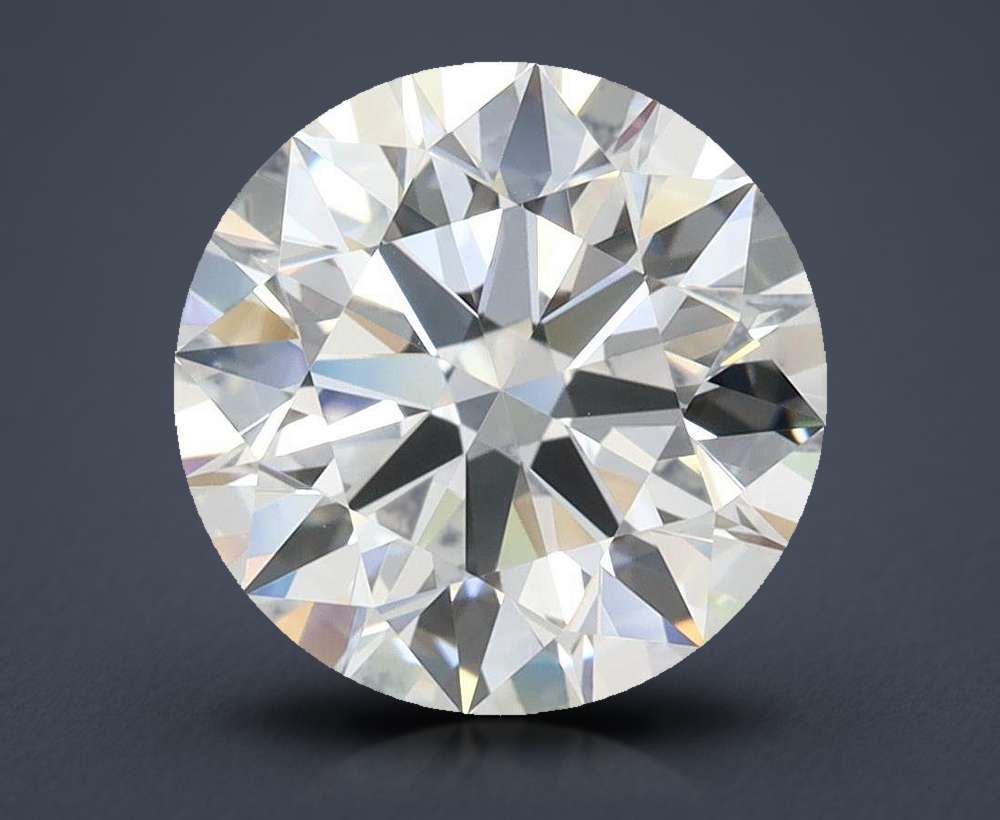 2.68ct D VVS1 Rare Carat Ideal Cut Round Lab Grown Diamond