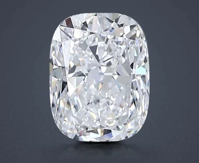 1.09ct D VVS2 Rare Carat Ideal Cut Cushion Lab Grown Diamond