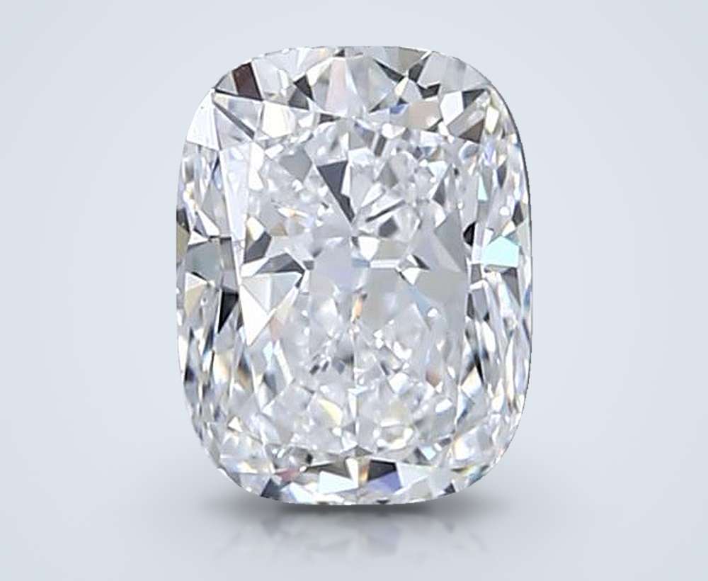 1.09ct D VVS2 Rare Carat Ideal Cut Cushion Lab Grown Diamond
