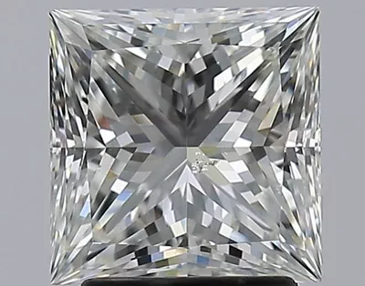 2.51ct J SI2 Rare Carat Ideal Cut Princess Diamond