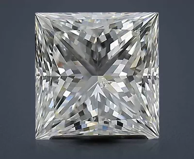 2.51ct J SI2 Rare Carat Ideal Cut Princess Diamond