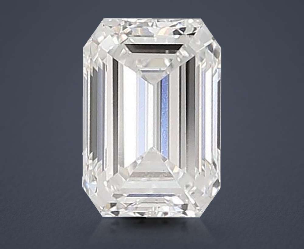 1.89ct E VS1 Rare Carat Ideal Cut Emerald Lab Grown Diamond