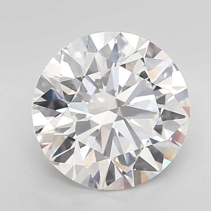3.74ct E VVS2 Rare Carat Ideal Cut Round Lab Grown Diamond