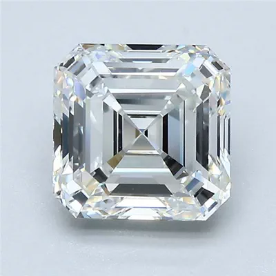 2.01ct H VVS2 Rare Carat Ideal Cut Asscher Diamond