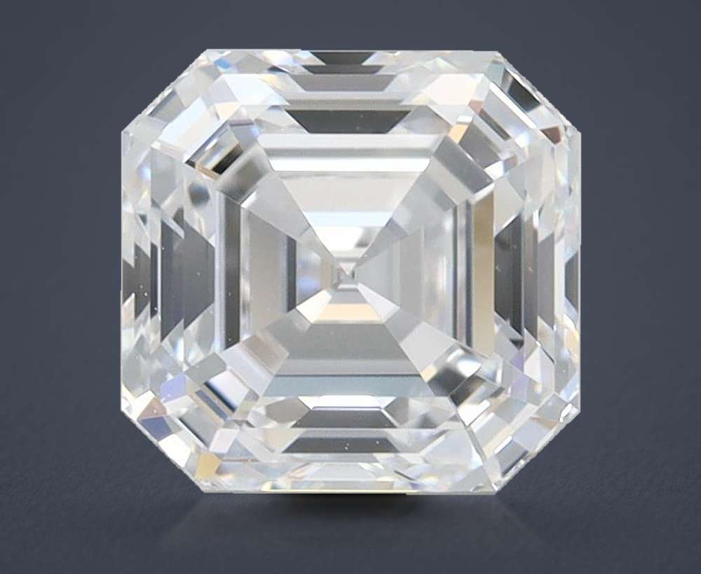 1.54ct E VS1 Rare Carat Ideal Cut Asscher Lab Grown Diamond