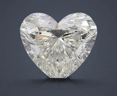 4.01ct G SI2 Rare Carat Ideal Cut Heart Diamond