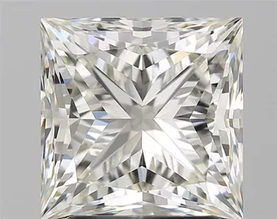 3.03ct K VS2 Rare Carat Ideal Cut Princess Diamond