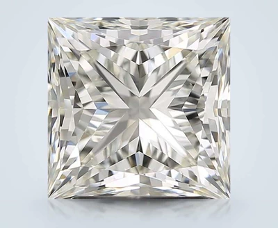 3.03ct K VS2 Rare Carat Ideal Cut Princess Diamond