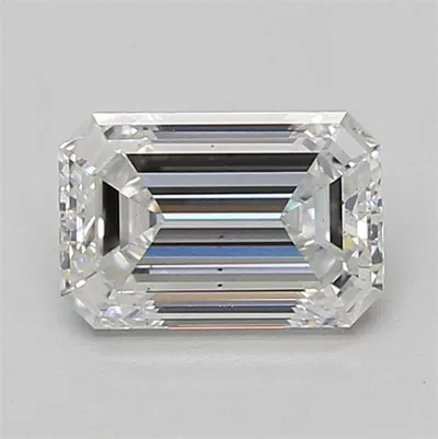 1.51ct D VS2 Excellent Cut Emerald Lab Grown Diamond
