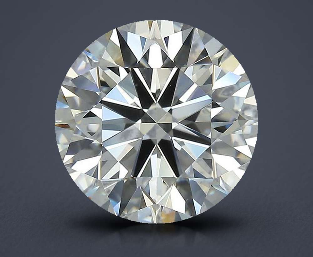 3.51ct I VS2 Rare Carat Ideal Cut Round Diamond