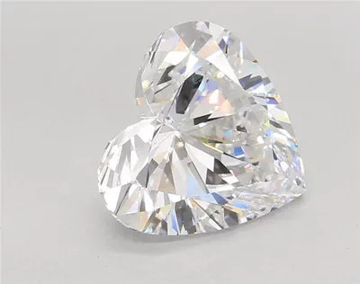 4.04ct D VVS2 Rare Carat Ideal Cut Heart Lab Grown Diamond