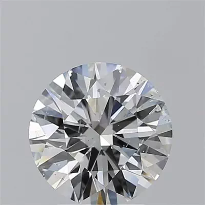 2.51ct F SI2 Rare Carat Ideal Cut Round Diamond