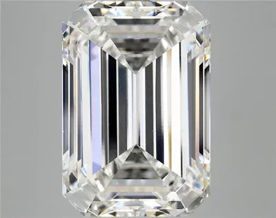 12.16ct F VS1 Rare Carat Ideal Cut Emerald Lab Grown Diamond