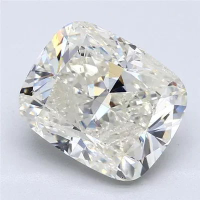 5.01ct J SI2 Very Good Cut Cushion Diamond