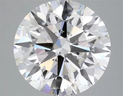 4.05ct E SI1 Excellent Cut Round Lab Grown Diamond
