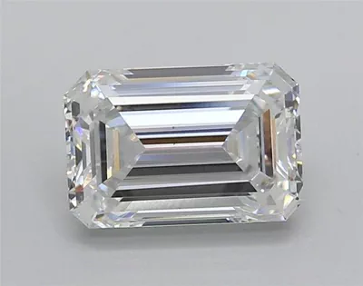 2.00ct E VS1 Rare Carat Ideal Cut Emerald Lab Grown Diamond