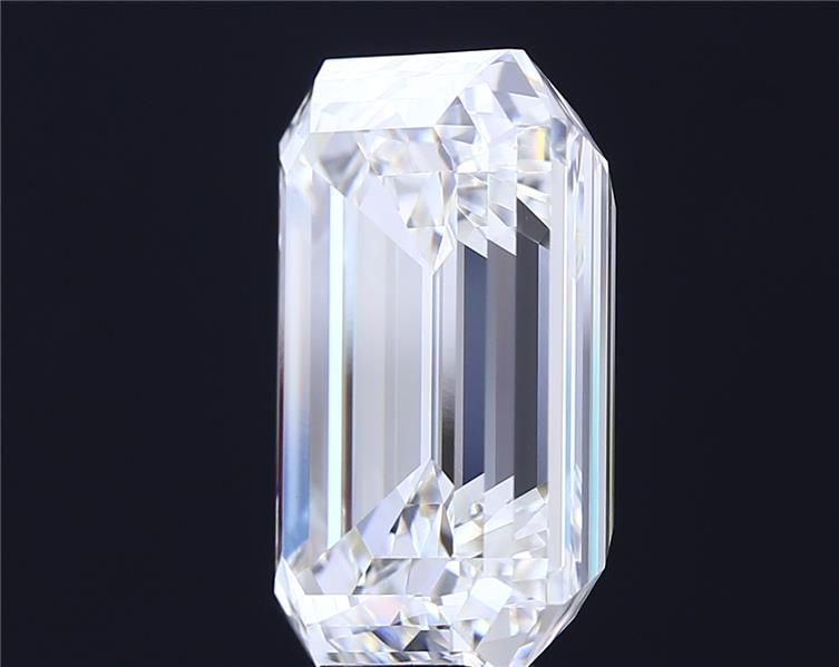 15.10ct F VVS2 Rare Carat Ideal Cut Emerald Lab Grown Diamond