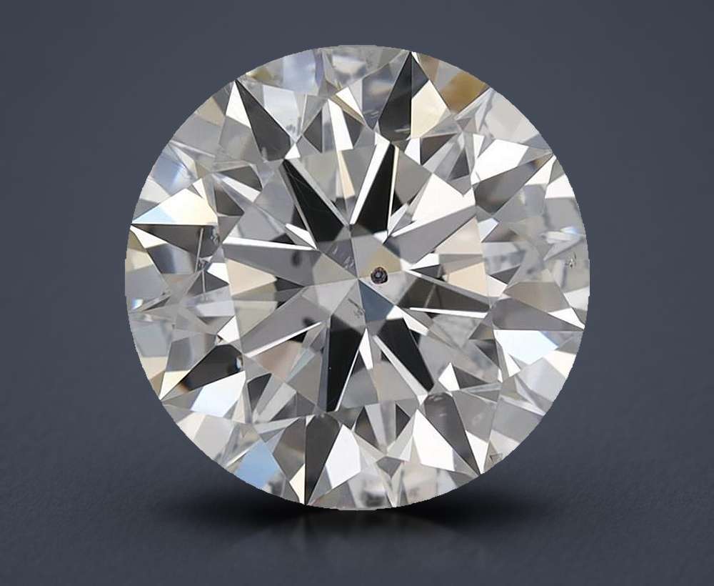 3.07ct G SI2 Rare Carat Ideal Cut Round Lab Grown Diamond