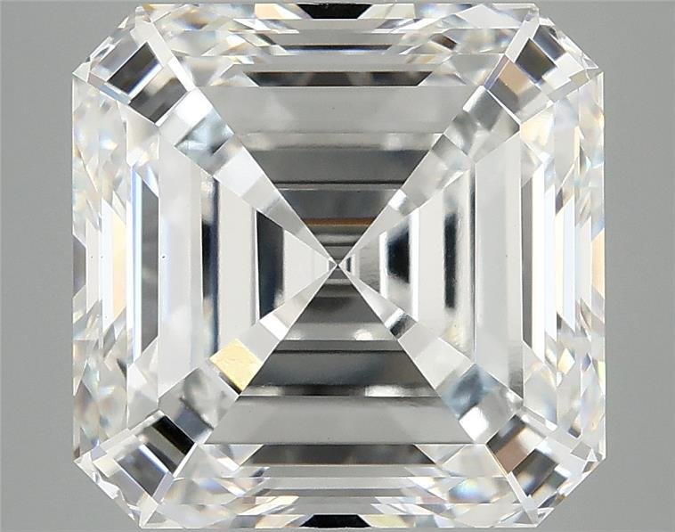 7.04ct F VS1 Excellent Cut Asscher Lab Grown Diamond
